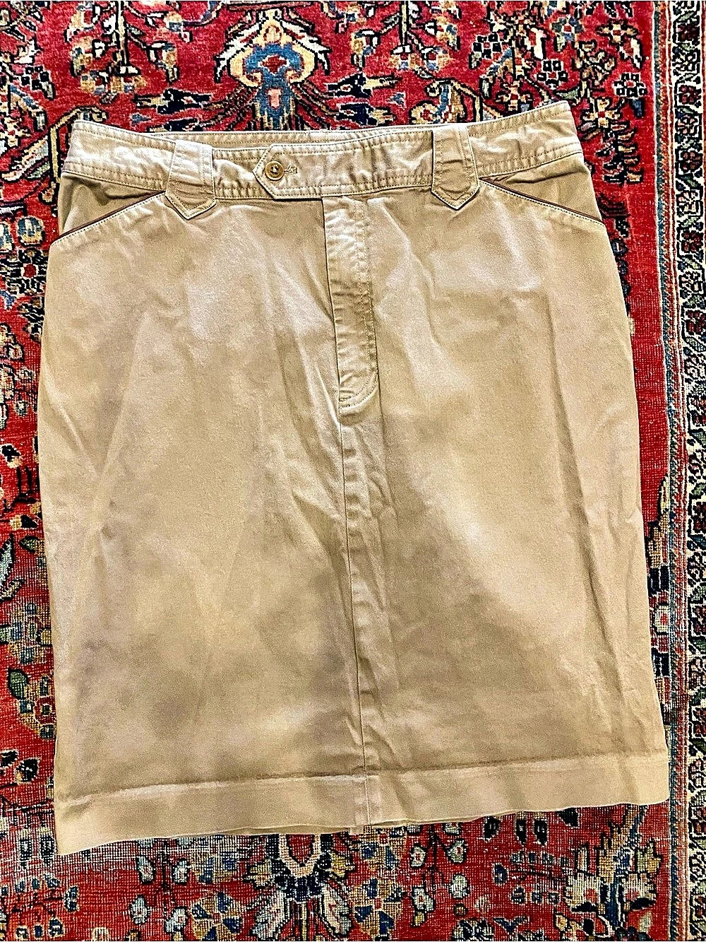 Lauren Jeans Khaki Skirt
